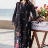 Overall model look of Pezwaan SK-710 winter dhanak unstitched 3 piece winter suit at Jalwa Store