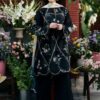 High definition fabric weave and sleeve embroidery of Pezwaan SK-707 winter dhanak Pakistani ladies collection