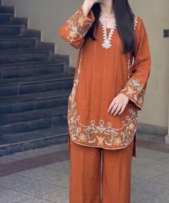 Authentic Teal Pakistani Sapphire Winter Dhanak 2PC Embroidered Wear featuring detailed border embroidery from Jalwa Store Winter Collection 