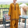 Trendy Rust Pure Dhanak Sapphire Winter 2-Piece Outfit for cozy winter styling | Jalwa Store Pakistani Fashion