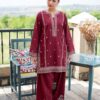 Gorgeous Teal Sapphire Dhanak 2-Piece Embroidered Winter Collection for cozy winter styling - Jalwa Store New Arrivals