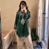 Exclusive Rust Pure Dhanak Sapphire Winter 2-Piece Outfit with matching trouser and shirt | Jalwa Store Pakistani Fashion