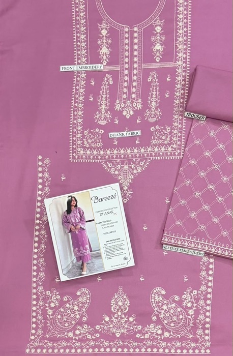 Chic Navy Pakistani Sapphire Winter Dhanak 2PC Embroidered Wear for cozy winter styling from Jalwa Store Winter Collection