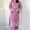 Exclusive Black Unstitched Sapphire Winter Dhanak 2PC Embroidered Suit with matching trouser and shirt - Jalwa Store New Arrivals