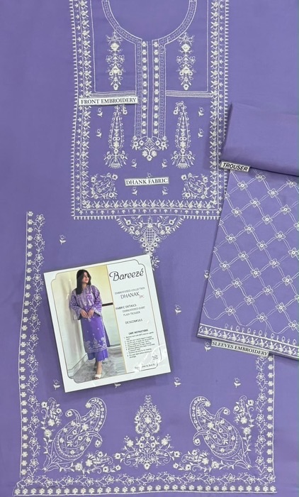 Elegant Peach Pure Dhanak Sapphire Winter 2-Piece Outfit for cozy winter styling | Jalwa Store Pakistani Fashion
