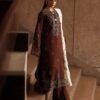 High definition fabric weave and sleeve embroidery of Garnit SK-674 winter dhanak Pakistani ladies collection