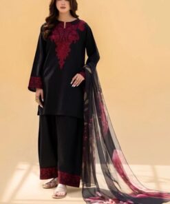 Catalog presentation of Batik SK-679 winter dhanak unstitched 3 piece winter suit at Jalwa Store