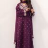 Front full view of Urge SK-672 winter dhanak unstitched 3 piece winter suit at Jalwa Store