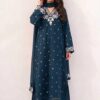 High quality display of Coco by Zara Shahjahan SK-671 winter dhanak unstitched 3 piece winter suit at Jalwa Store