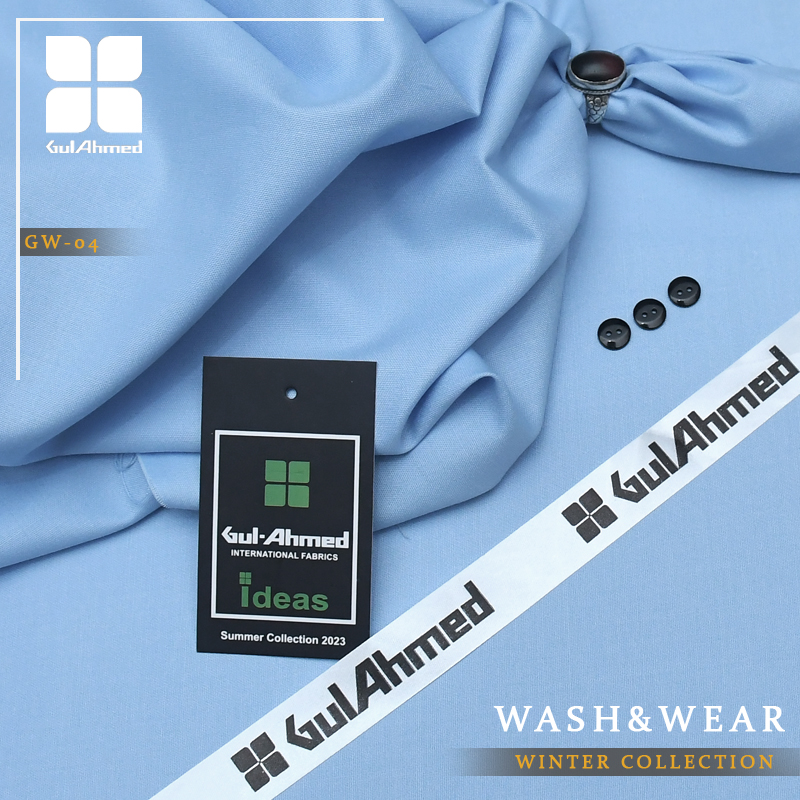 Warm wash and wear unstitched men suit Gul Ahmed