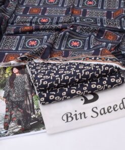 Indigo Chunri Print Women Dhanak Ladies Suit for Winter Season in Pakistan