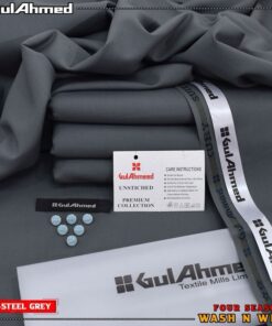 Wash and wear unstitched fabric for men winter collection