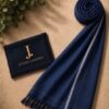 Elegant men's wool shawl for formal winter weddings
