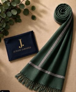 Luxurious men's winter shawl perfect for dark shalwar kameez