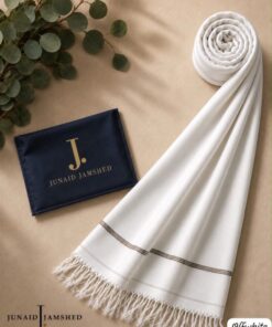 Premium J. men's wool shawl in elegant drape for winter season