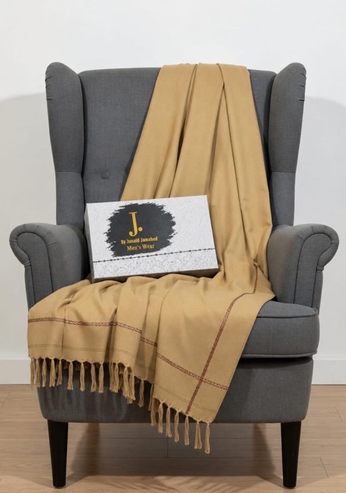 Premium Pakistani menswear wool shawl for cold weather