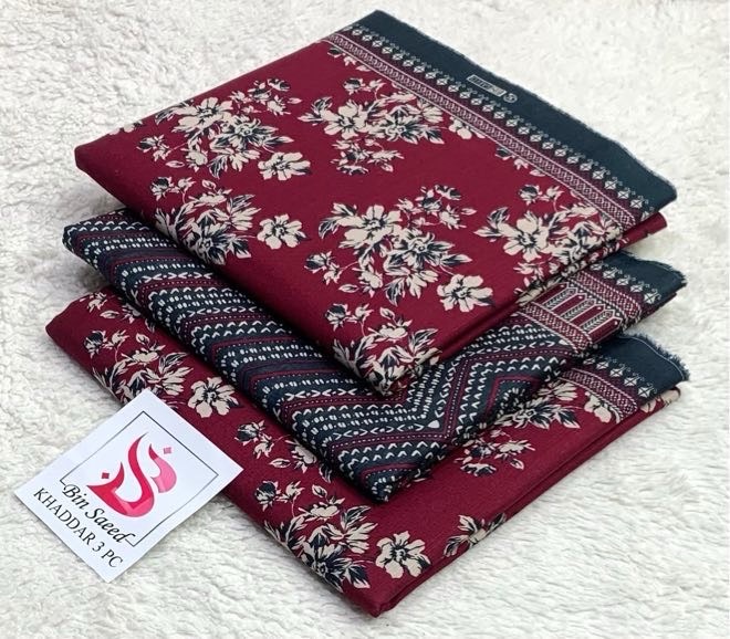 Comfortable Bin Saeed Complete 8 Meter Khaddar by Jalwa Store