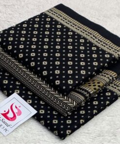 Modern Winter Khaddar Ensemble Unstitched Collection