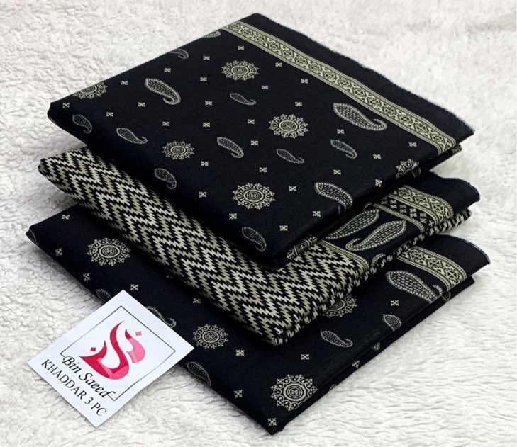 Modern Winter Khaddar Ensemble Unstitched Collection